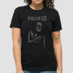 Orchid Chaos Skeleton Silver Shirt