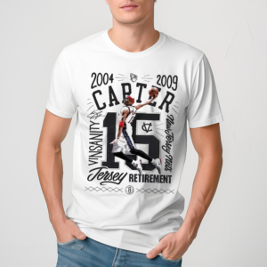 Vinsanity Carter 15 Jersry Retirement 2004 2009 Shirt