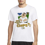 Noelle Wearing Family Guy Did Someone Say Chips Shirt