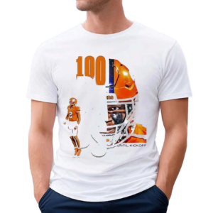 Tiger Walk 100 Days Until Kichoff White Shirt