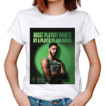 Jayson Tatum Most Playoff Points By A Player 26 And Under Shirt