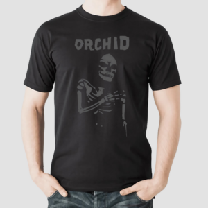Orchid Chaos Skeleton Silver Shirt