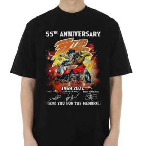 Zz Top 55th Anniversary 1969 2024 Shirt