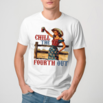 Retro America Women Chill The Fourth Out Shirt