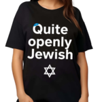 Jonathan Glass Wearing Quite Openly Jewish Shirt