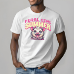 Opossum Feral Girl Summer Shirt