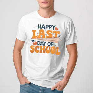 Paper Airplane Happy Last Day Of School Teacher Shirt