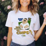 Noelle Wearing Family Guy Did Someone Say Chips Shirt