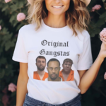 Scottie Scheffler Tiger Woods John Daly Original Gangstas Mugshot Shirt