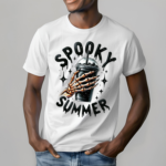 Bone Hand Coffee Spooky Summer Shirt