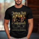 Jethro Tull 57th Anniversary 1967-2024 Thank You For The Memories Shirt