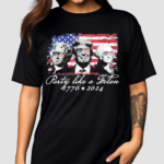 Party Like A Felon Shirt 1776 2024 America Flag Shirt