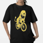 Lion On A Bicycle Shirt