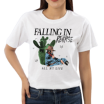 Firofficial Falling In Reverse All My Life Cactus Tee Shirt