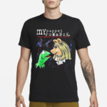 Kermit The Frog And Miss Piggy My Puppet Romance Three Cheers For Sesame Street Shirt