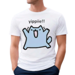 Silly Nub Cat Yippie Shirt