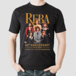 Reba Mcentire 49th Anniversary 1975-2024 Thank You For The Memories Signature Shirt