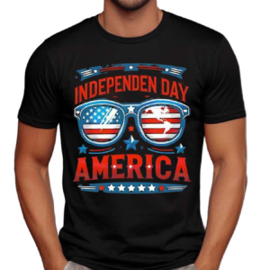 Independence Day Of America Glasses Shirt