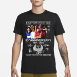 Earth Wind Fire 53rd Anniversary 1971-2024 Thank You For The Memories Signatures Shirt