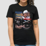 Dale Earnhardt Checkered Flag Sports Black 1995 Goodwrench Brickyard 400 Winner Shirt