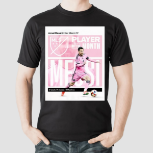 Lionel Messi Claims His Throne As Major League Soccer Player Of The Month Shirt