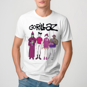 Gorillaz Cracker Island Standing Group Shirt