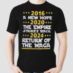 2016 A New Hope 2020 The Empire Strikes Back 2024 Return Of The Maga Shirt