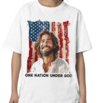 One Nation Under God American Flag Shirt