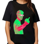 Anthony Bourdain Middle Finger Pose Shirt