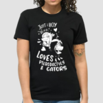 New Just A Boy Who Loves Pterodactyls & Gators Shirt