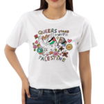 We Are Print Social Store Queers Stand With Palestine Shirt