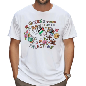 We Are Print Social Store Queers Stand With Palestine Shirt