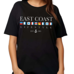 East Coast Lifestyle Boat Flag Shirt