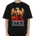 Slayer 43rd Anniversary 1981-2024 Thank You For The Memories Signatures Shirt