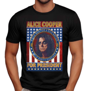 Vintage Alice Cooper For President Shirt