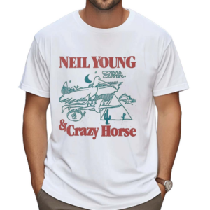 70s Vintage Neil Young And Crazy Horse Shirt