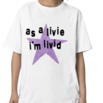 Olivia Rodrigo As A Live I Am Livid Star Shirt