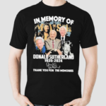 Mash In Memory Of Donald Sutherland 1935-2024 Thank You For The Memories Signature Shirt