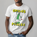 Grillos Pickles Store Mike Lottie X Grillo’s Pickle Man Skate Shirt