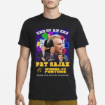 End Of An Era Pat Sajak 41st Anniversary Wheel Of Fortune Thank You For The Memories T Shirt