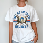 Women’s Milwaukee Brewers Take Me Out To The Ballgame Shirt