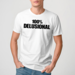 Diabolicalpree Wearing 100% Delelusional Shirt