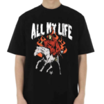 Fallinginreverse Store All My Life Reaper Horse Shirt