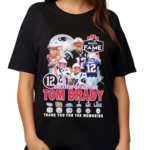 Greatest Of All Time Tom Brady Thank You For The Memories Shirt