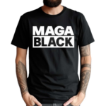 Maga Black Text Shirt