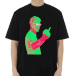 Anthony Bourdain Middle Finger Pose Shirt