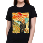 Cooper Howard Aka The Ghoul From Fallout Style Of Edvard Munch’s The Scream Shirt