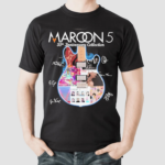 Maroon 5 30th Anniversary Collection Fan Guitar Shirt