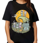 Peanuts And The Nightmare Before Christmas Shirt