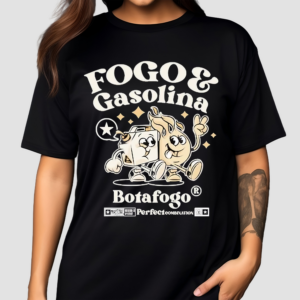 Cropped Fogo E Gasolina Botafogo Shirt